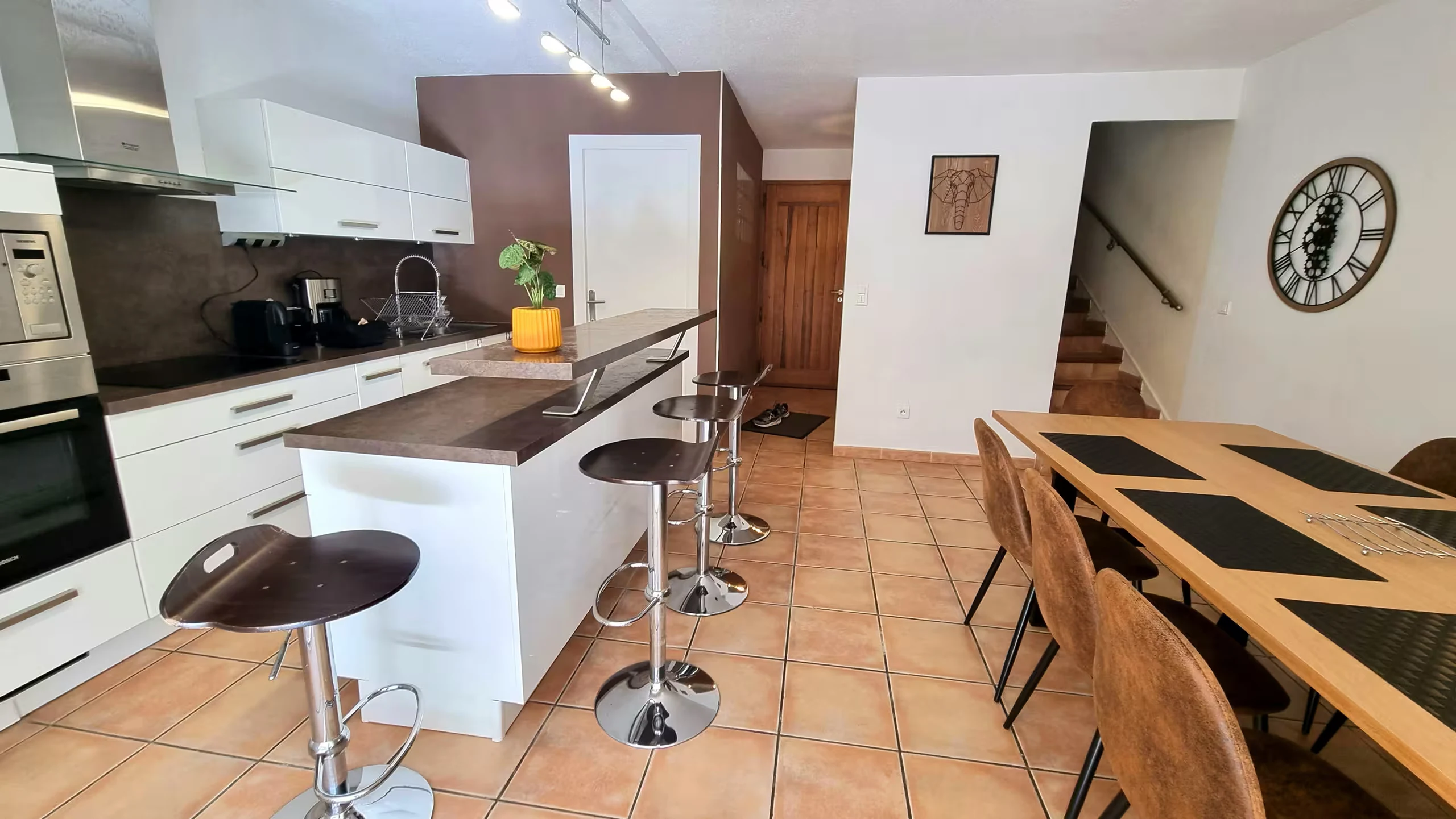 Cuisine équipée de la villa